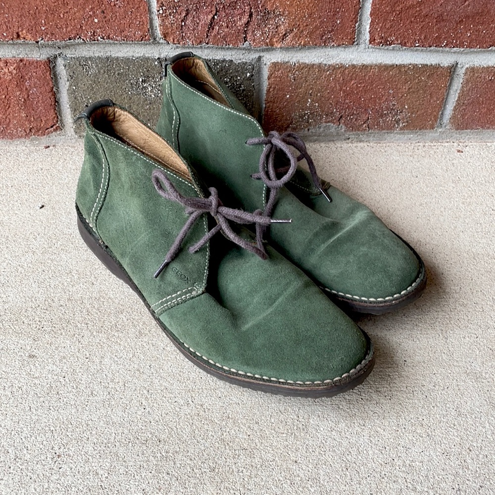 GEOX Respira forest/sage green chukka boot 44/11 men’s